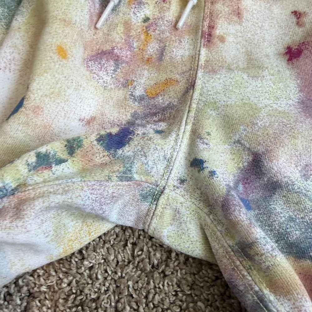 Polo Ralph Lauren Multicolor Paint Splatter Print Terry Jogger Sweatpants Small